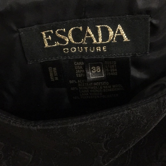 Escada couture black patterned camisole - Picture 4 of 5